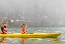 Kayaking in Halong Bay, Vietnam