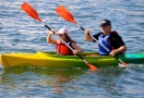 Kayaking in Halong Bay