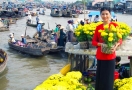 Floating Market in Mekong River