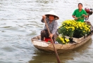 Sampan cruise in Mekong River