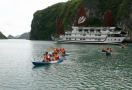 Kayaking in Halong Bay 