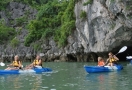 Explore magnificient caves by kayak 