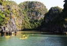 Colorful view from Thien Canh Son Cave