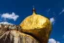 Golden Rock in Kyaiktiyo Pagoda