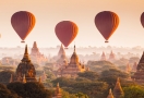 Balloon ride over Bagan, Myanmar