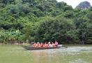 Sampan cruise in Thung Nham (Ninh Binh)