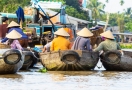 Floating Market in Mekong River