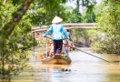 Sampan cruise in Mekong River