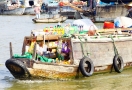 Floating Market in Mekong River