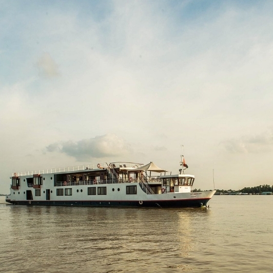 Mekong Eyes Explorer Cruise Boat In Mekong River 