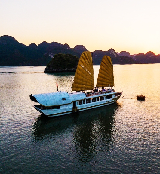 Valentine Premium Private Junk Halong 2 Cabins