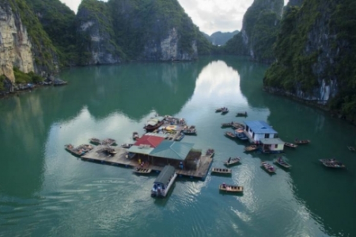 Vung Vieng Floating Village - Halong International Harbor - Yen Duc Village (B,L)