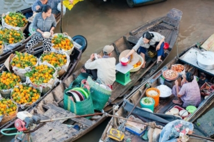 Cai Be - Cai Rang Floating Market - Can Tho (B)