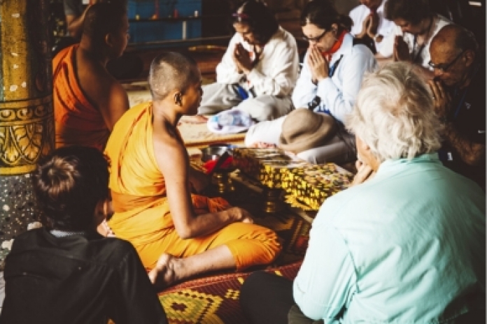 Siem Reap - Kampong Cham - Embarkation (L,D)