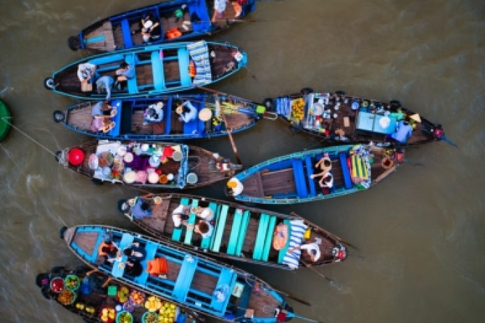 Cai Rang Floating Market - Can Tho - Saigon (B,L)