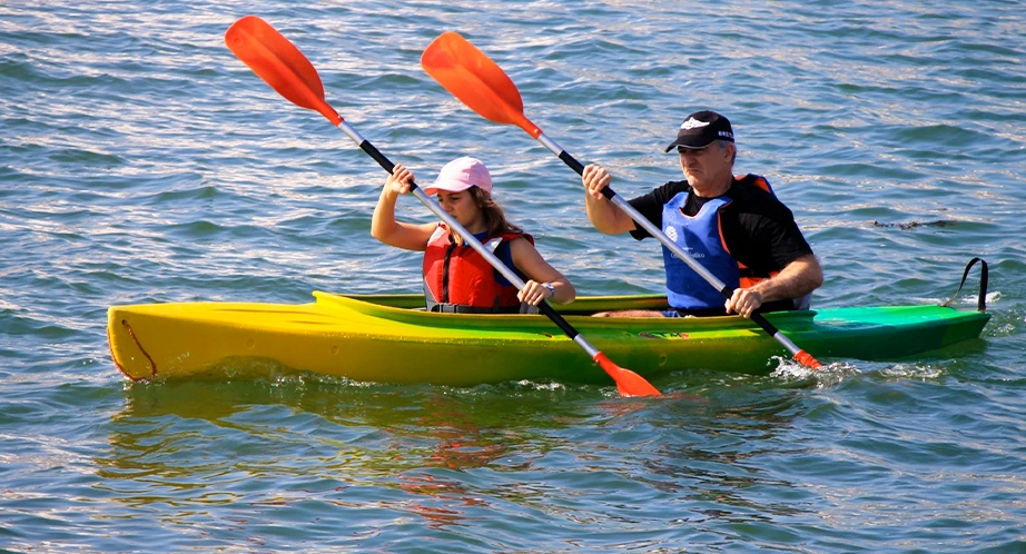 Kayaking in Halong Bay