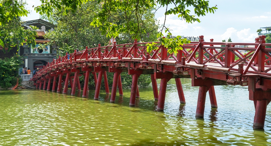 Hoan Kiem Lake in Hanoi