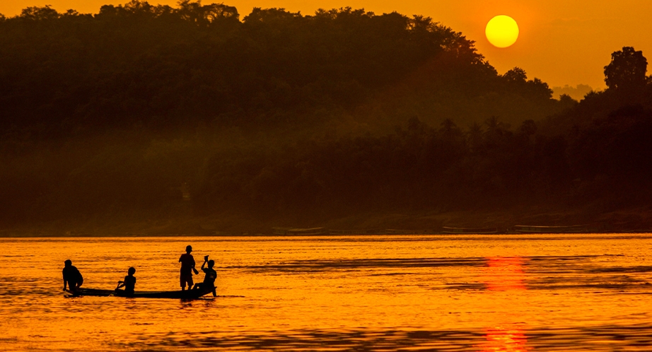 Mekong River View from Luang Prabang