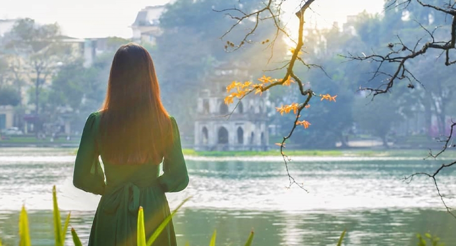 Hoan Kiem Lake in Hanoi