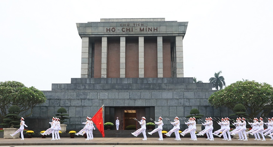 Ho Chi Minh Mausoleum in Hanoi