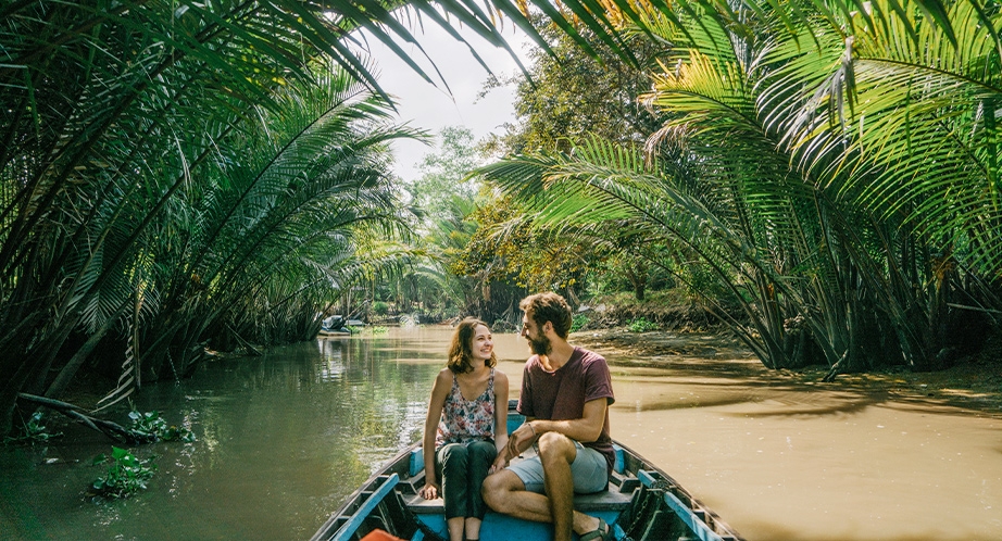 Mekong delta in Vietnam