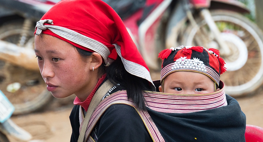 Red Dzao Ethnic in Sapa, Vietnam