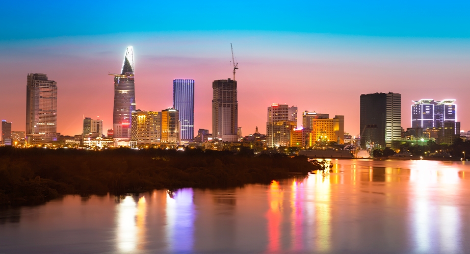 River view of Ho Chi Minh city