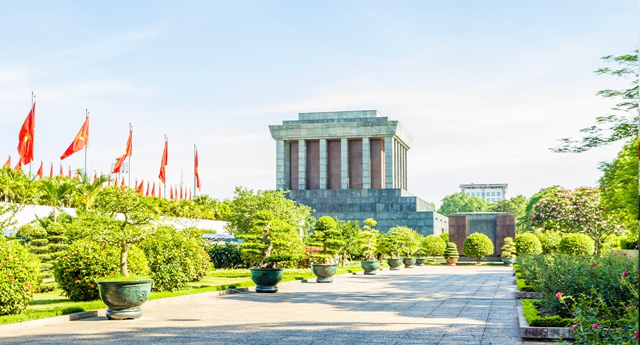 Ho Chi Minh Mausoleum in Hanoi