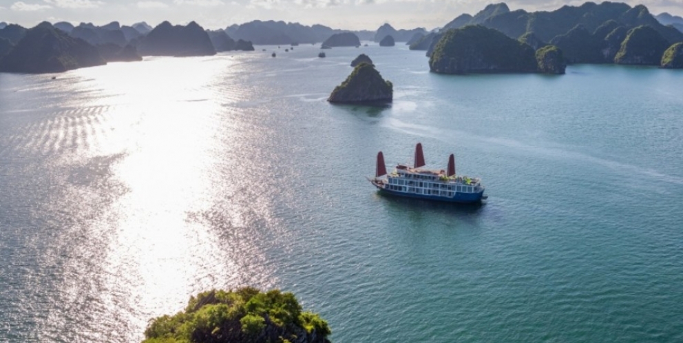 Verdure Lotus through Lan Ha Bay