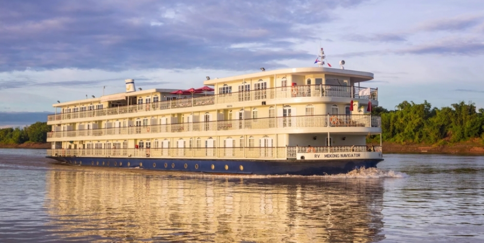 RV Mekong Navigator cruise on mekong River 