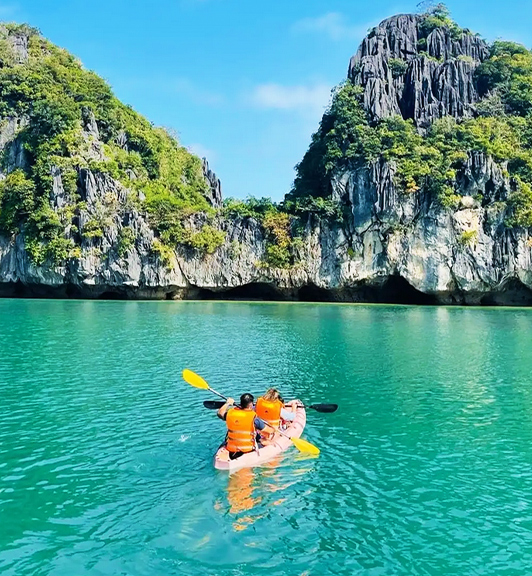 Cat Ba Tour Cruise, Kayak and Cycling 2 days 1 night