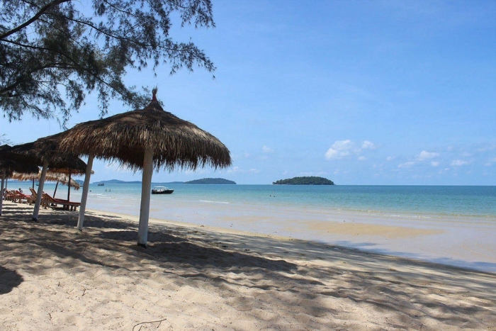 Otres Beach in Sihanoukville among 14 days in Cambodia