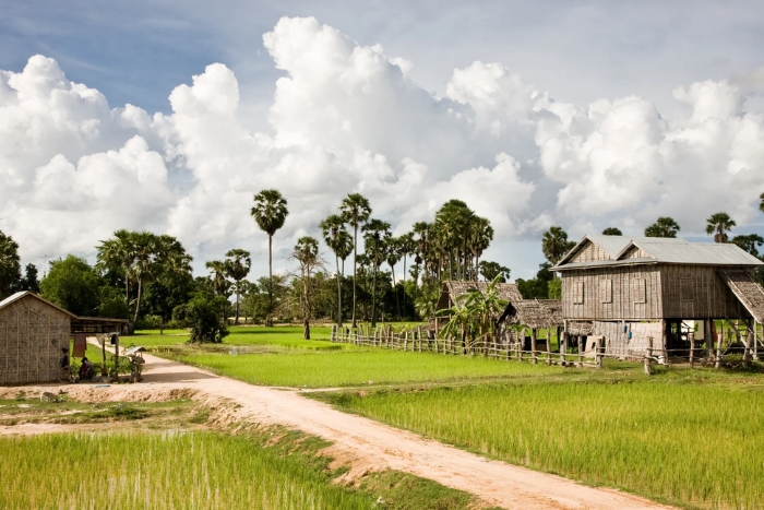 Go trekking in Battambang to visit rural villages