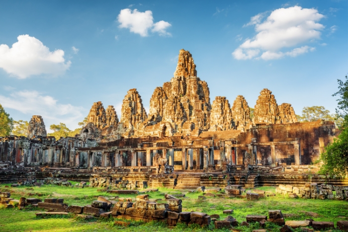 The mysterious Royal City of Angkor Thom in the Cambodia travel itinerary 1 week