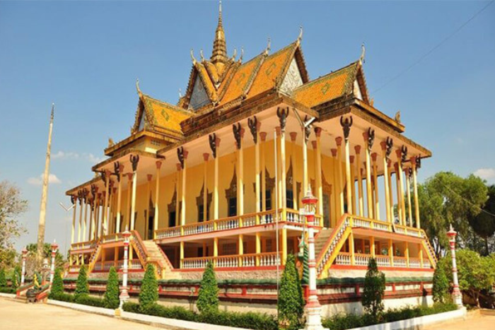 Visit the 100-Pillar Pagoda - one of the best things to do in Kratie