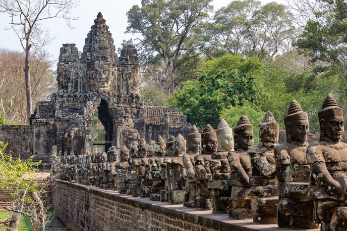 Angkor Thom, the former capital of the Khmer Empire