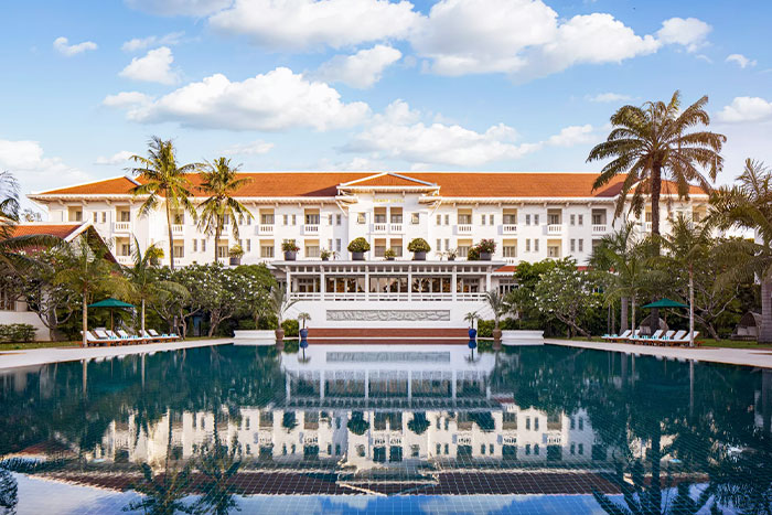 Overview of Raffles Grand Hotel d'Angkor