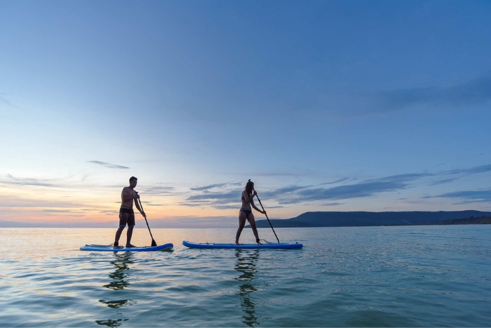 Try Paddle Boarding, one of the best things to do in Koh Rong