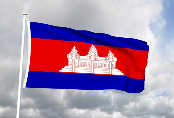 Cambodian flag with special meaning