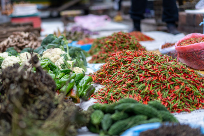 Experience the vibrant energy of the Luang Prabang morning market