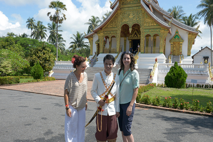 Exploring the Royal Palace Museum as part of our Luang Prabang Itinerary 5 Days