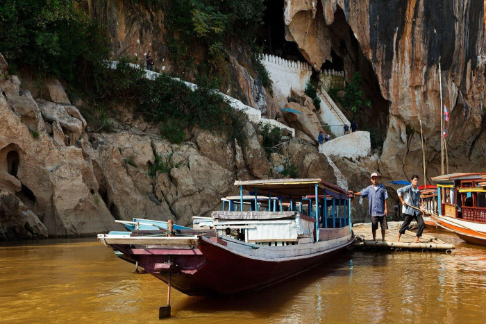 Explore the stunning Kong Lor Cave