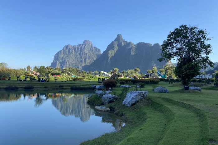 Explore the stunning landscapes and vibrant activities in Vang Vieng