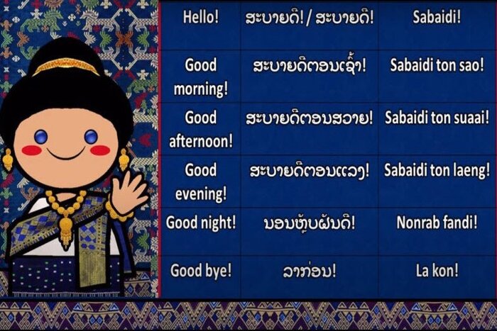 Learn simple greetings in Laos language