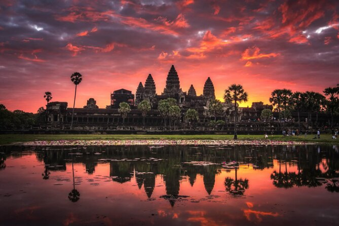 Sunset at Angkor Wat - a must-see sight on your Cambodia trip