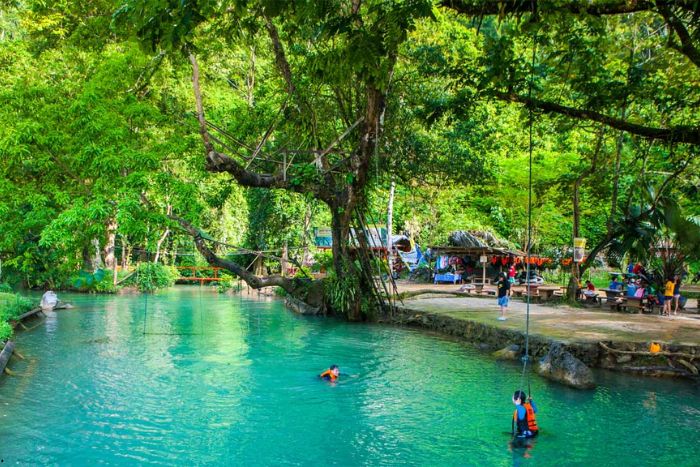 Vang Vieng in Laos is a must-see in February