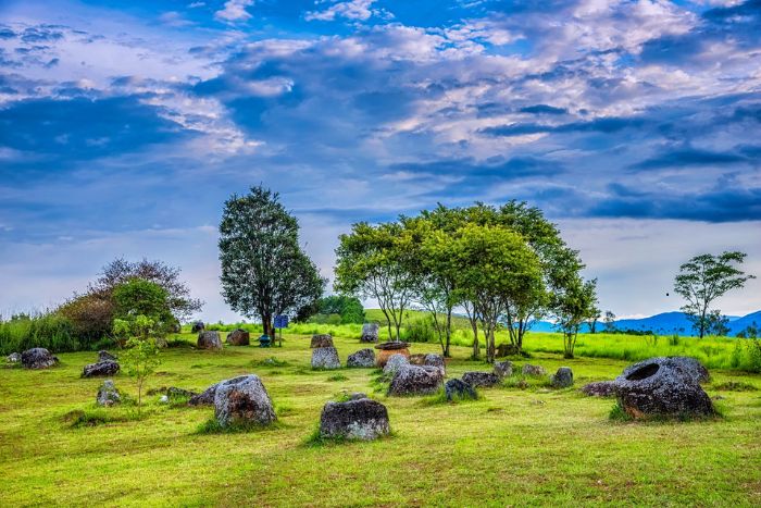 What to do in Laos in February? Visit the Plain of Jars in Xiang Khoang