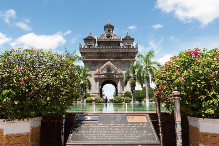 Visit the capital Vientiane in Laos in July