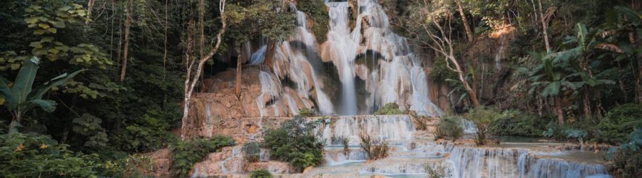 Kuang Si waterfall in Laos