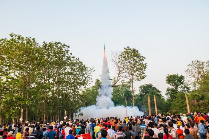 Boun Bang Fai - Rocket Festival in Laos in May